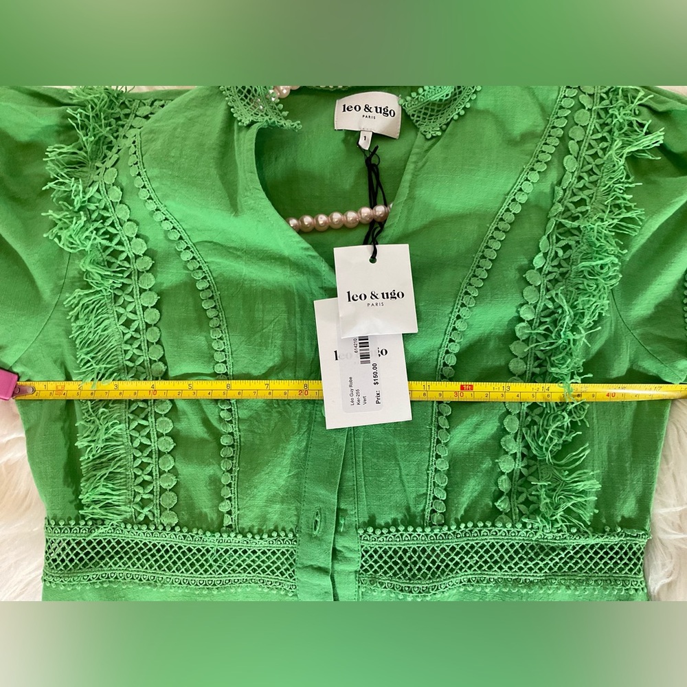 Green Ruffled Dress - Picture 9 of 10